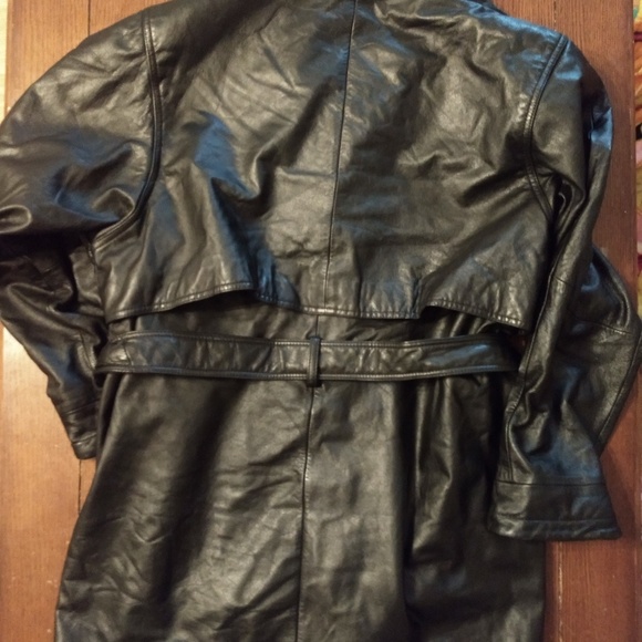 Wilsons leather knee length coat - Picture 6 of 8
